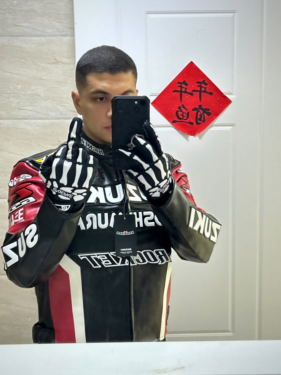 Motorcycle Skeleton gloves